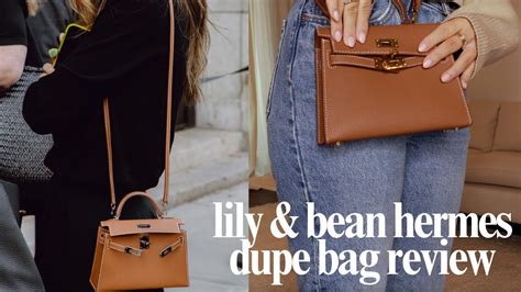 lily and bean hermes dupe|Hermes bag dupe post.